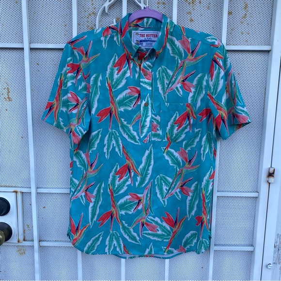 The Nutter by Chubbies  men’s size S short sleeve polo shirt stretch  Hawaiian - Picture 2 of 6